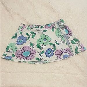 La Blanca Floral Swim Cover Up Skirt Resort Vacation Beachwear